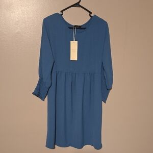 DOKOTOO‎ Mini Dress Blue Green Womens Size Medium NWT